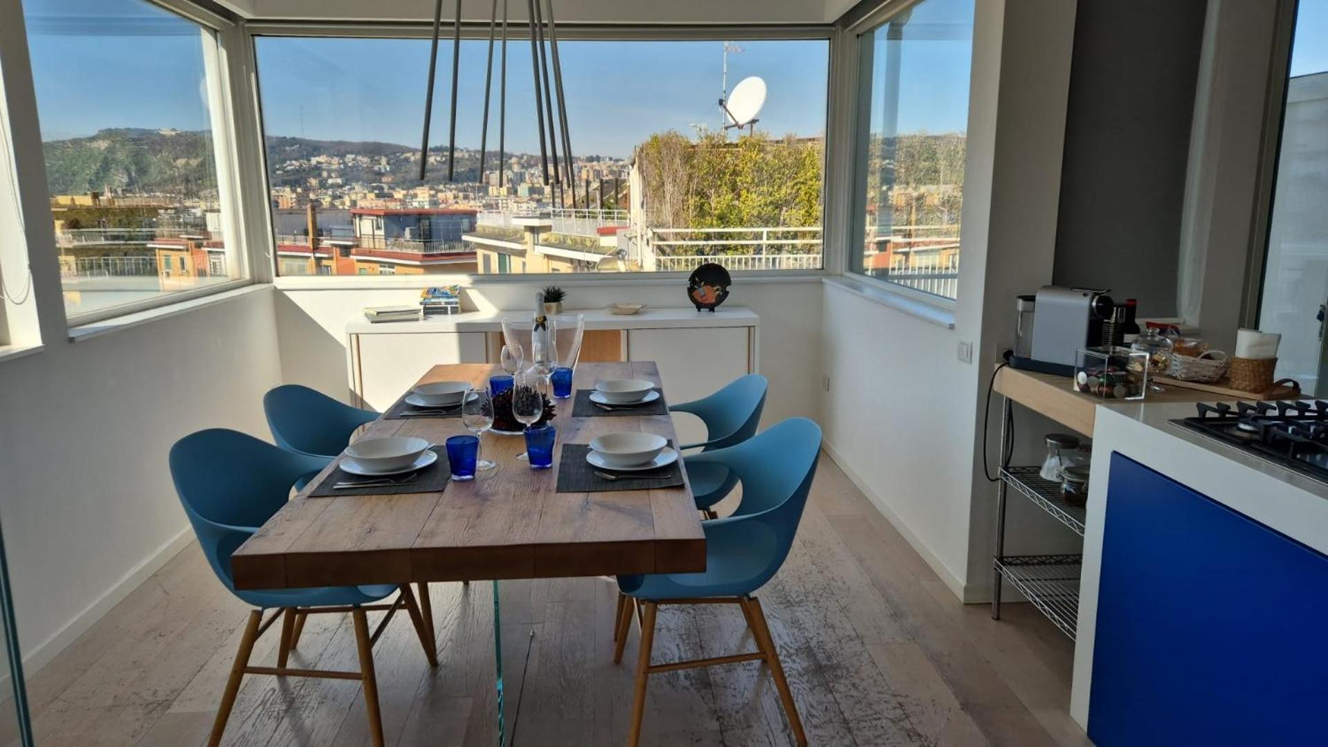 Terrazza Manu - Loft Suspended Over The City-Vomero نابولي المظهر الخارجي الصورة