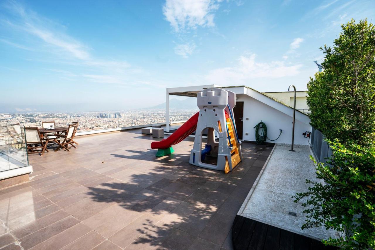 Terrazza Manu - Loft Suspended Over The City-Vomero نابولي المظهر الخارجي الصورة